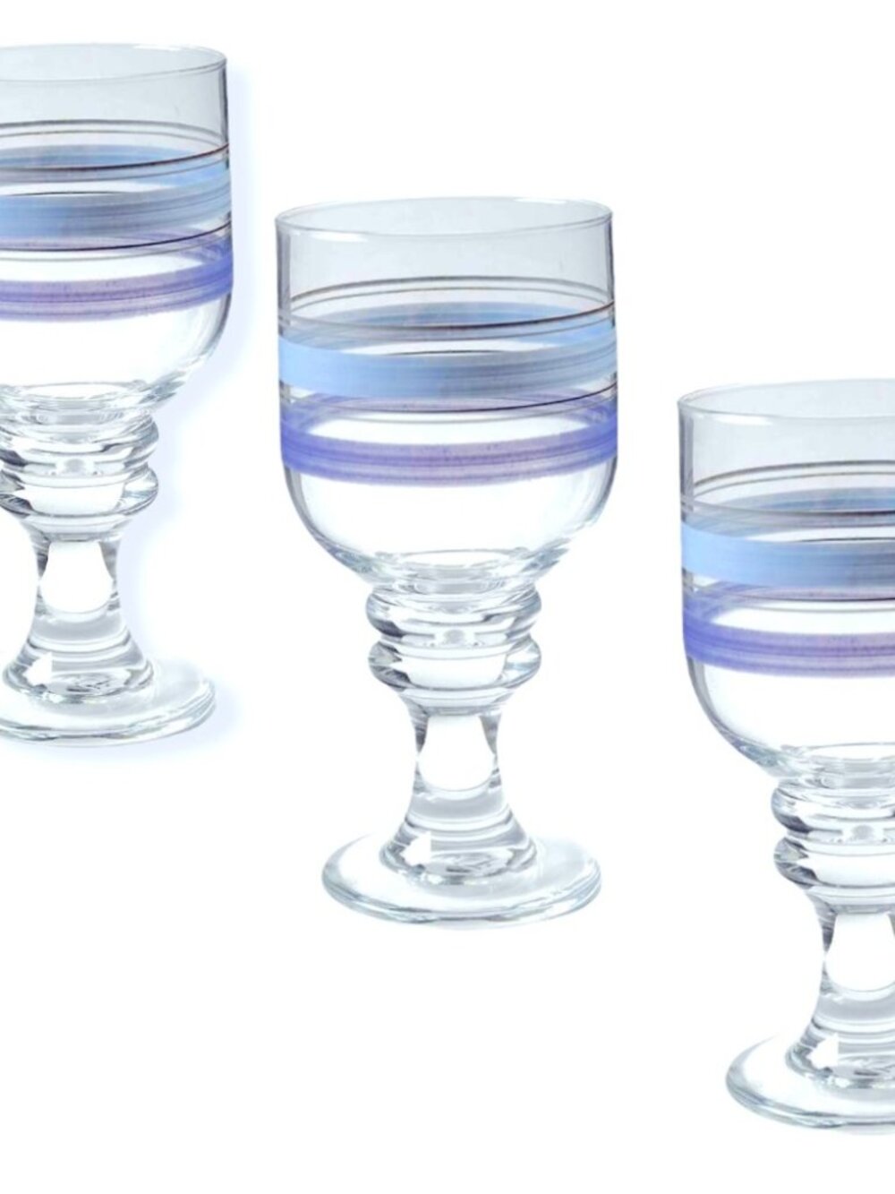 Pfaltzgraff  Rio Pattern  3 Tea Goblets  Glassware  15 oz each